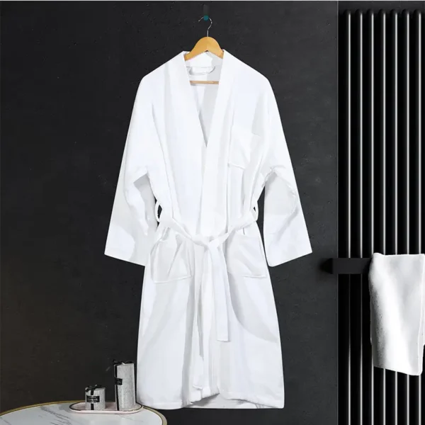 White Bathrobe