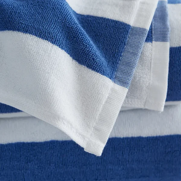 Blue Stripe Pool Towel - Image 3